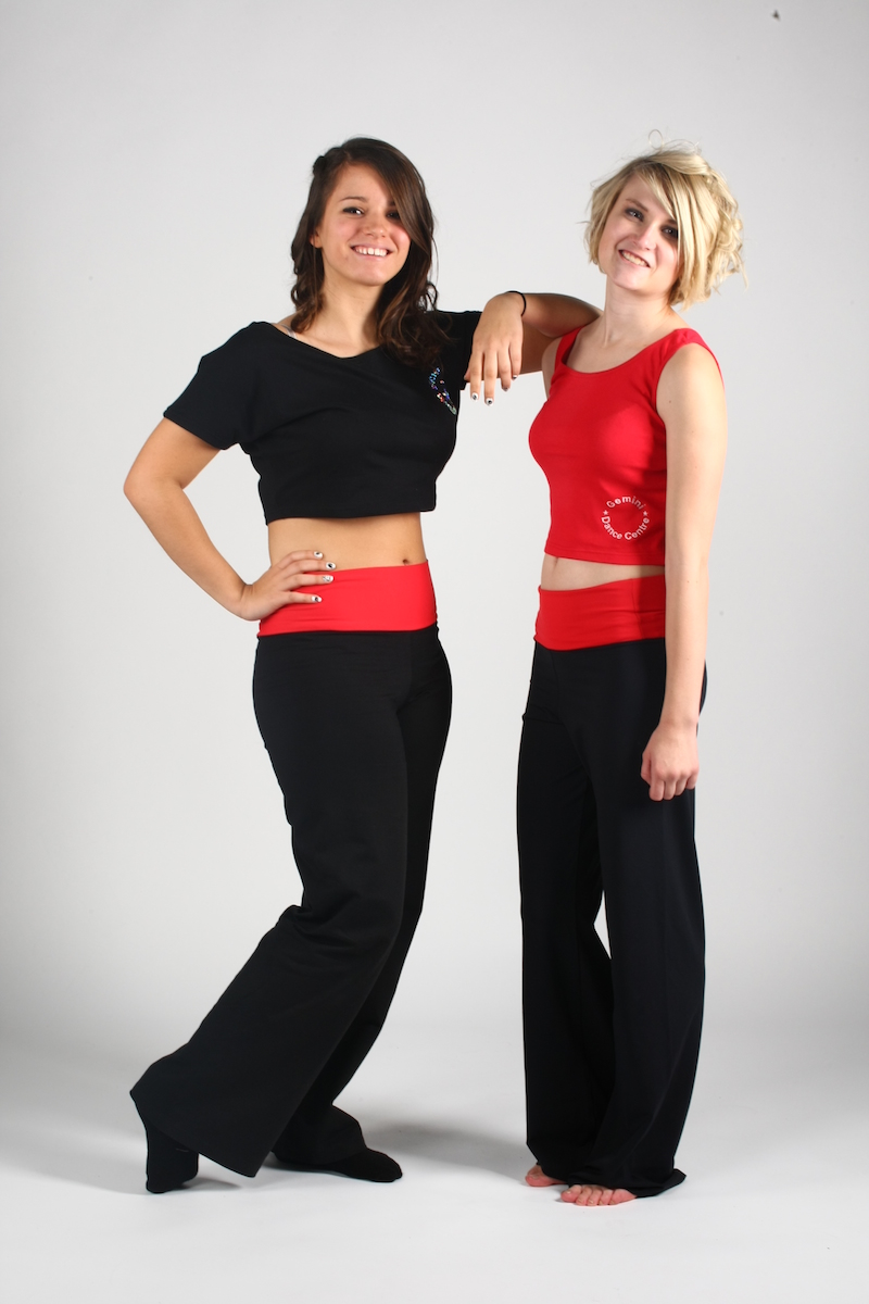 black & red made to order dance wear