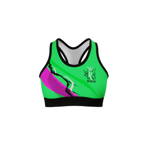 sublimation dancewear - bra top with racer back