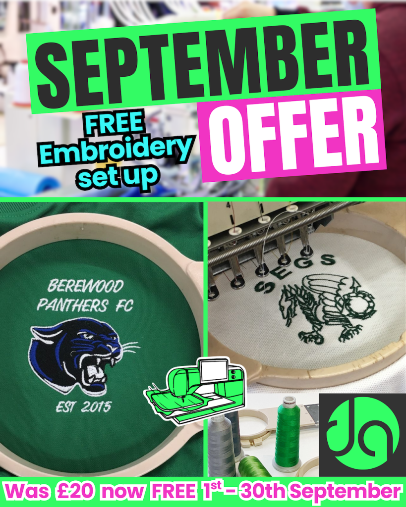September Made To Order Clothing Offers